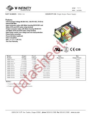 VSBU-120-15 datasheet  